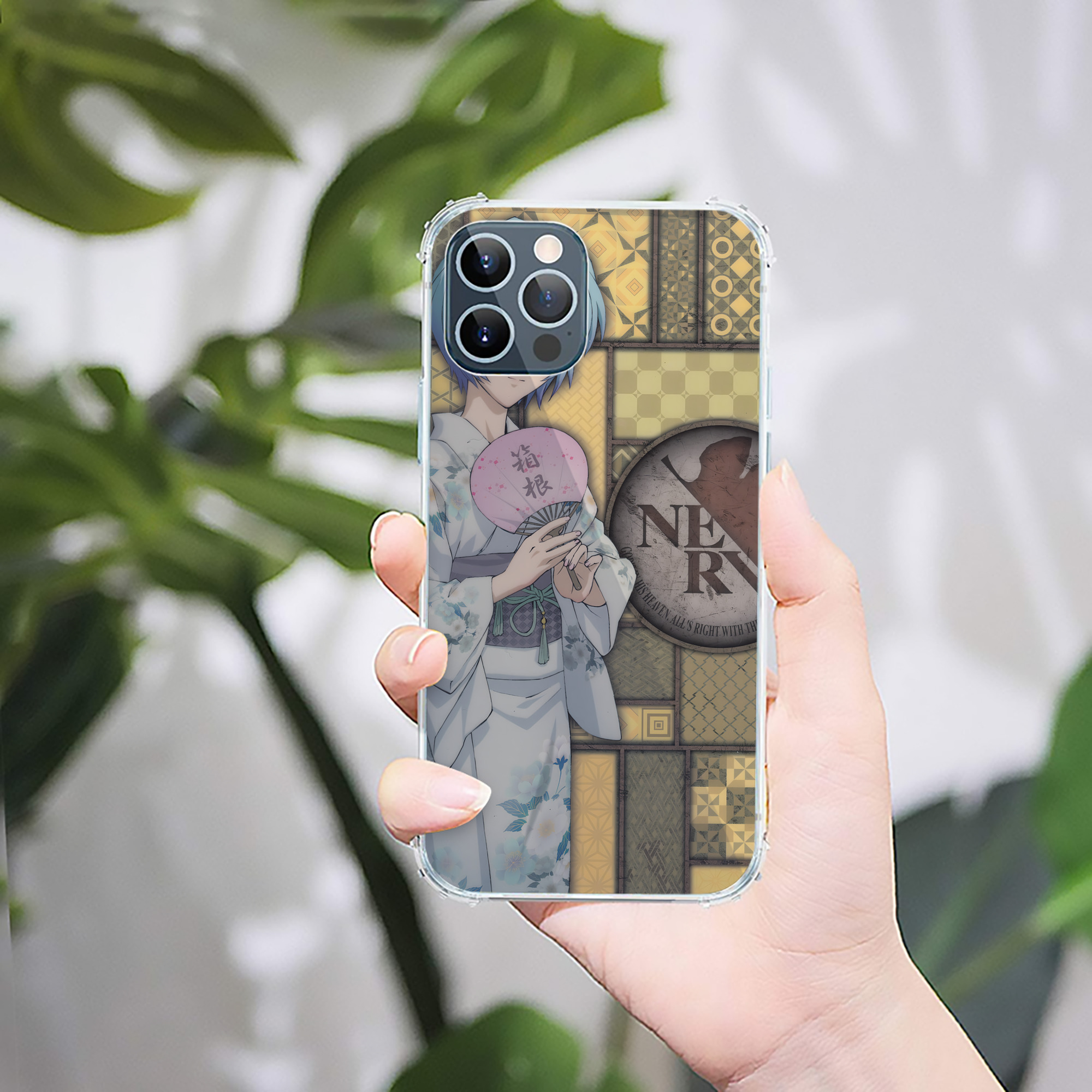 （画像用） EVA 新世紀エヴァンゲリオン 【iPhone 12シリーズ対応】透明スマホケース（クリアソフトケース）